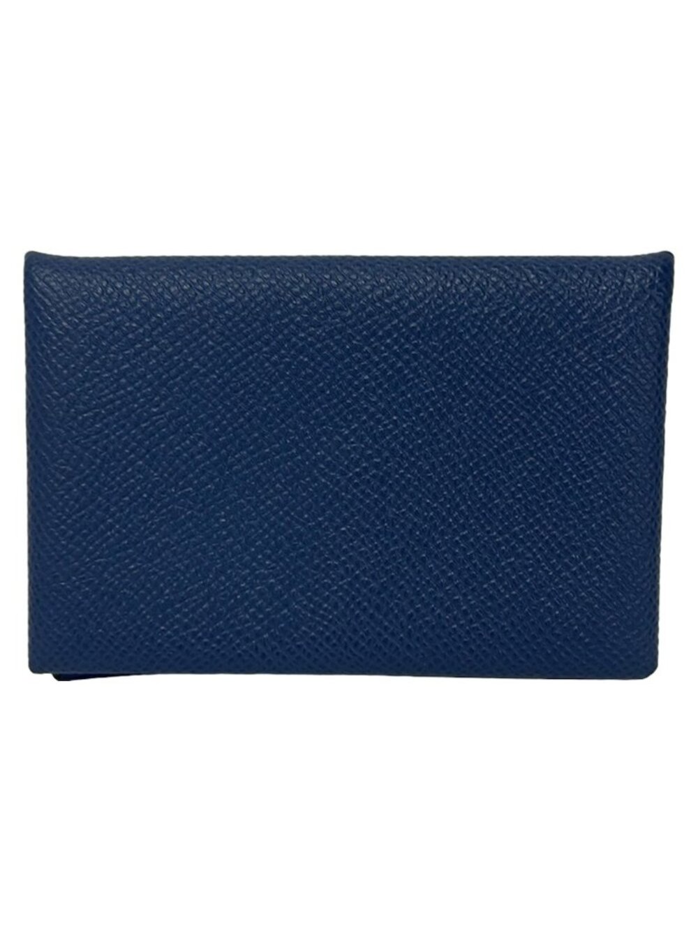 Hermes Card Case Calvi Verso Blue